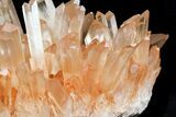 Tangerine Quartz Crystal Cluster - Madagascar #58762-4